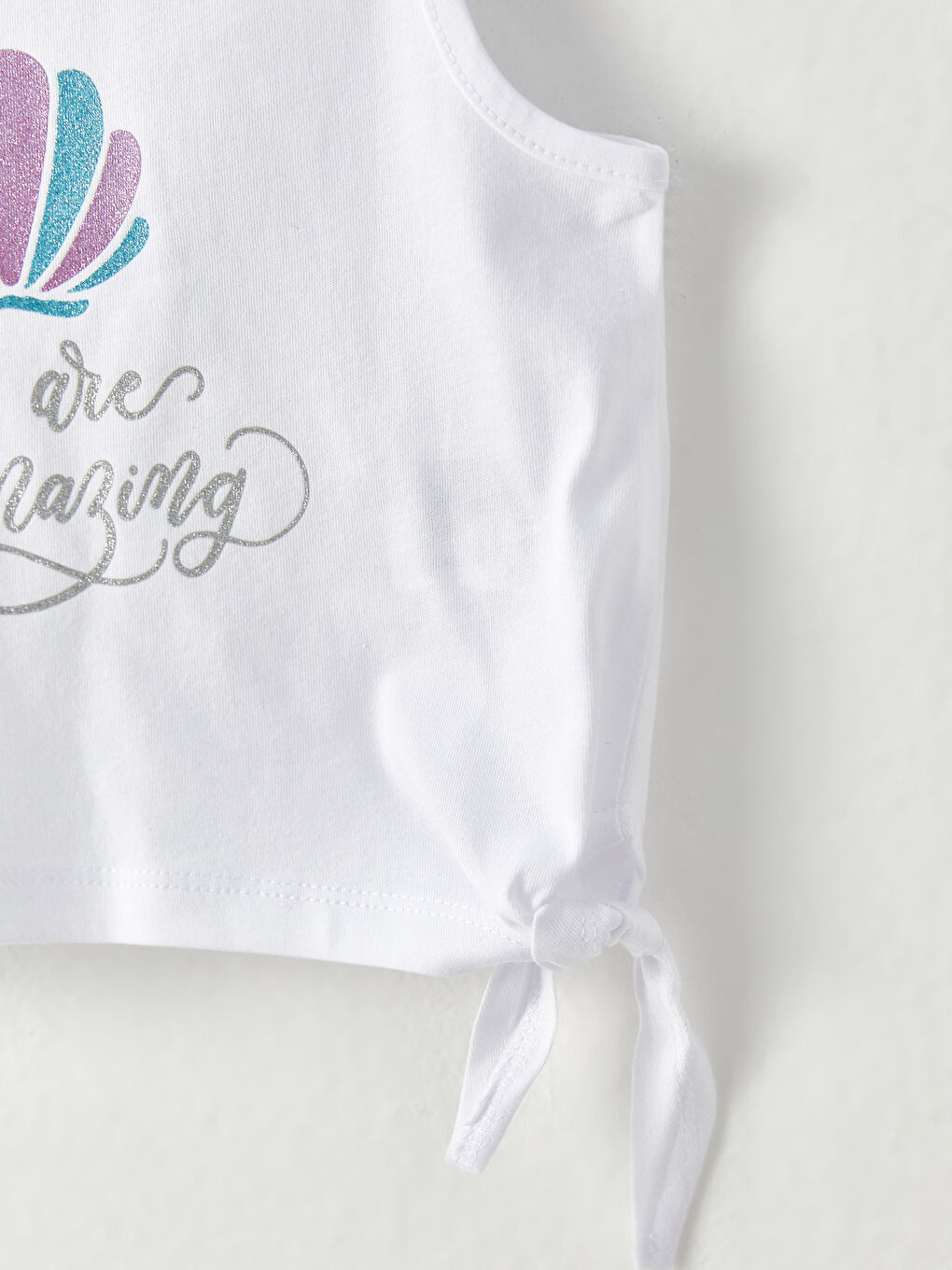 Crew Neck Printed Cotton Girl Athlete-2