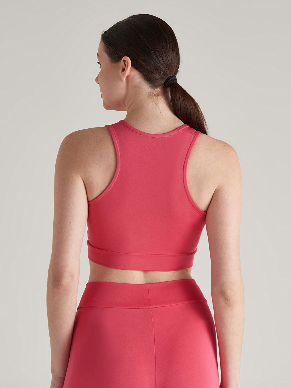 United Colors Of Benetton Pembe U Yaka Baskılı Kadın Atlet - 3