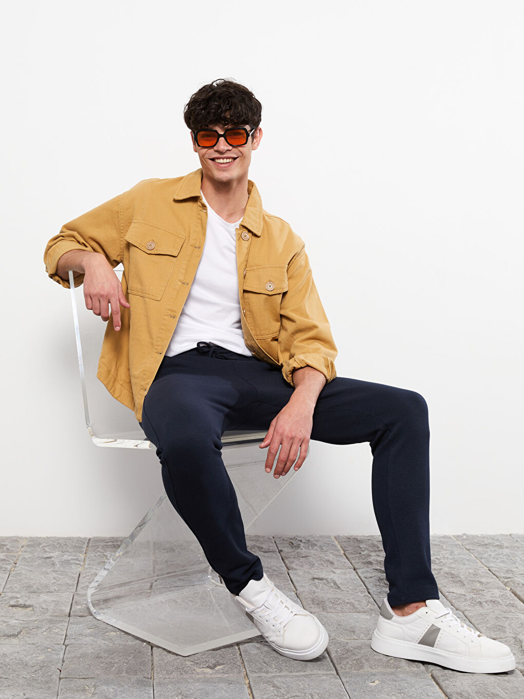 Lacivert Slim Fit Erkek Pantolon