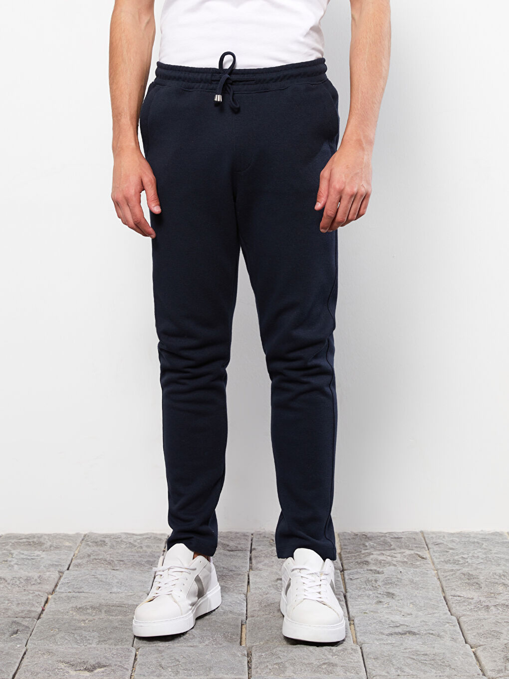 Lacivert Slim Fit Erkek Pantolon-2