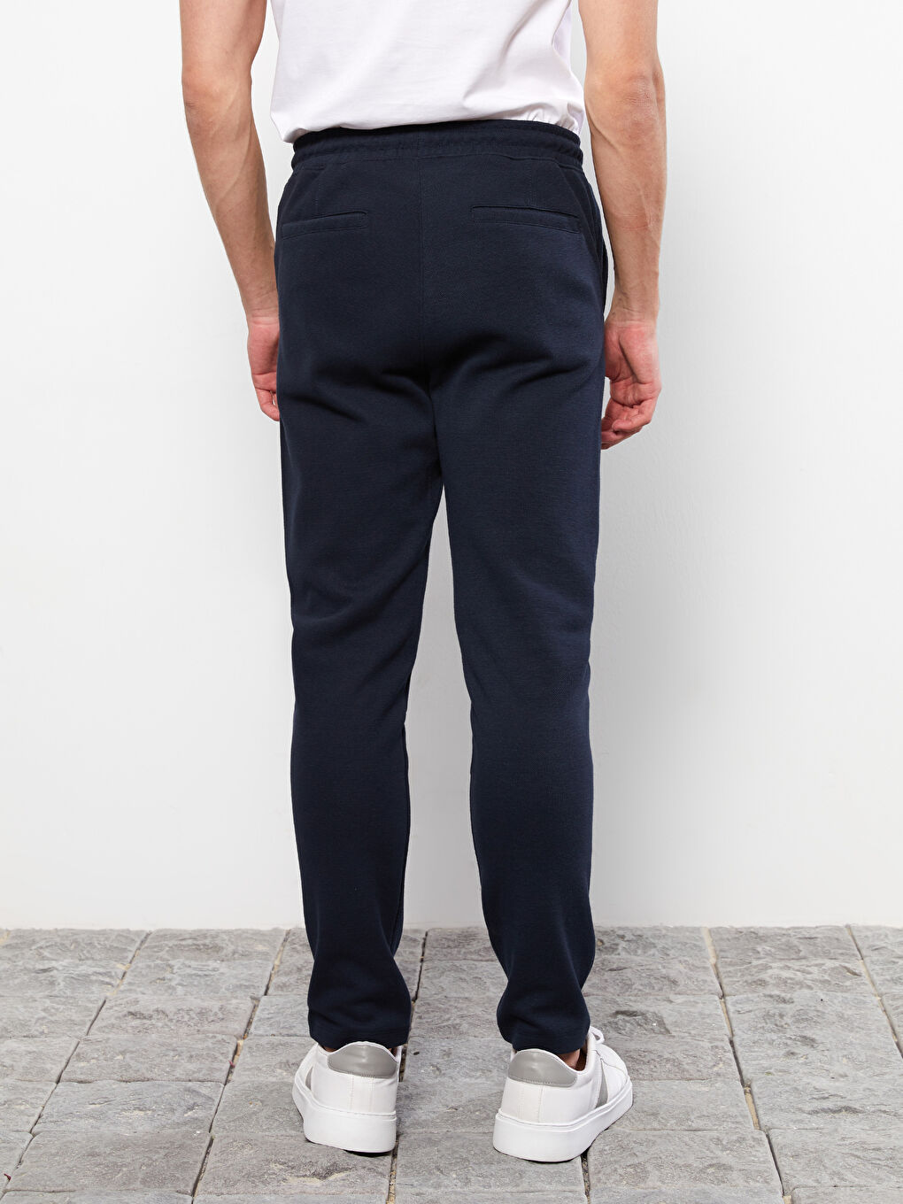 Lacivert Slim Fit Erkek Pantolon-3