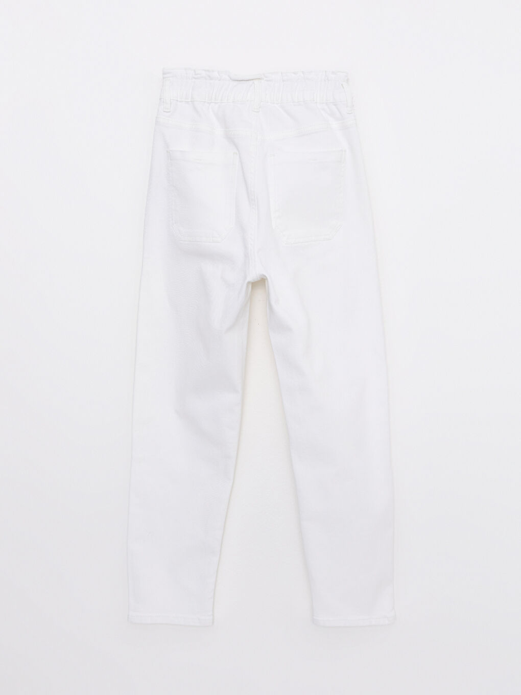 LCW Vision Elastic Waist Comfortable Fit Straight Pocket Detailed Women's Rodeo Jeans -S2L570Z8-844