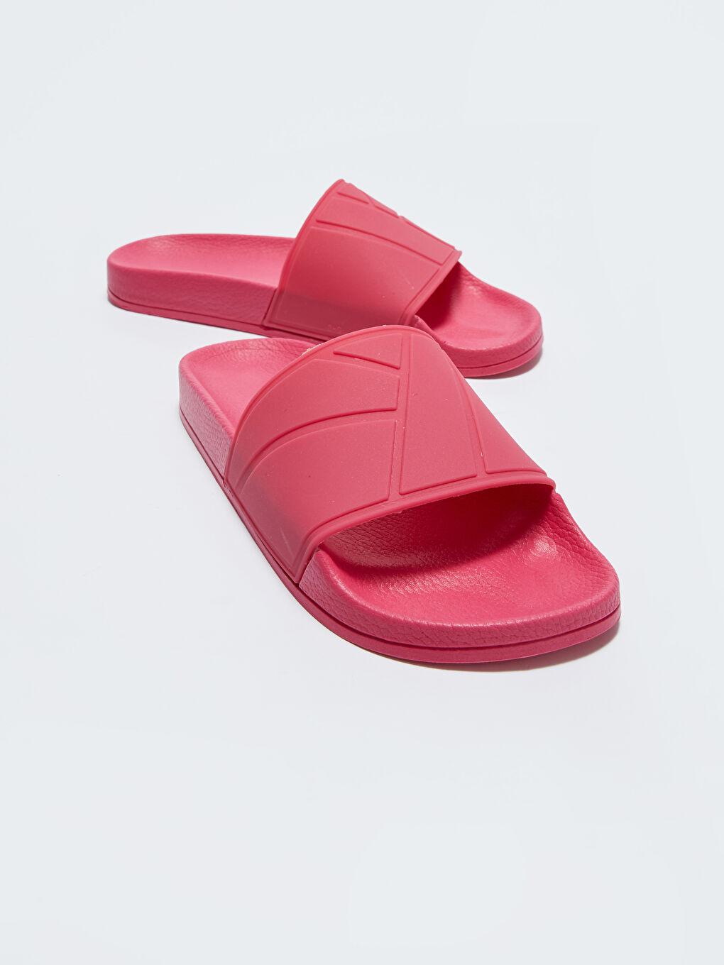 Fuşya Tek Bantlı Kadın Terlik-2