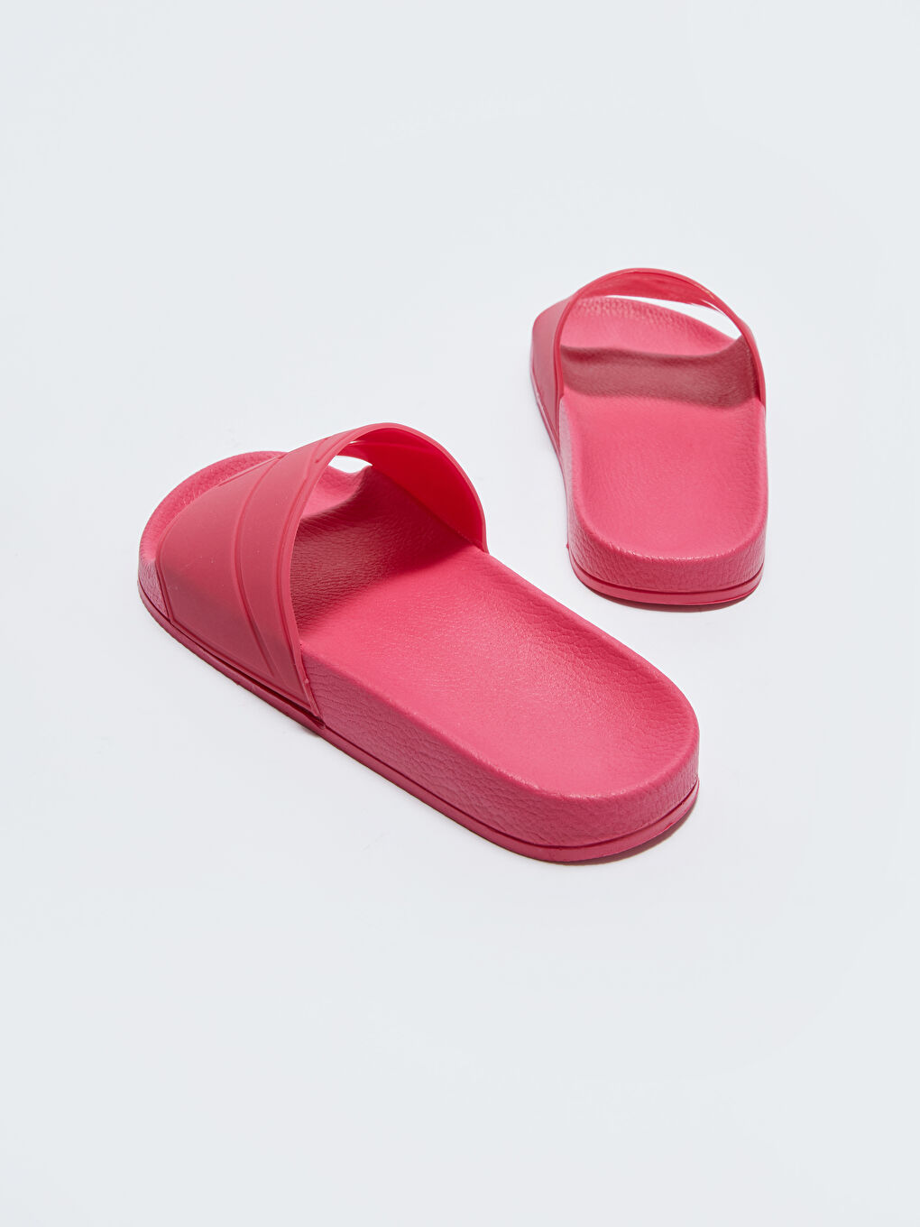 Fuşya Tek Bantlı Kadın Terlik-3