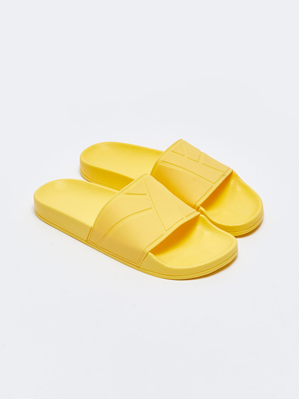 Sarı Tek Bantlı Kadın Terlik