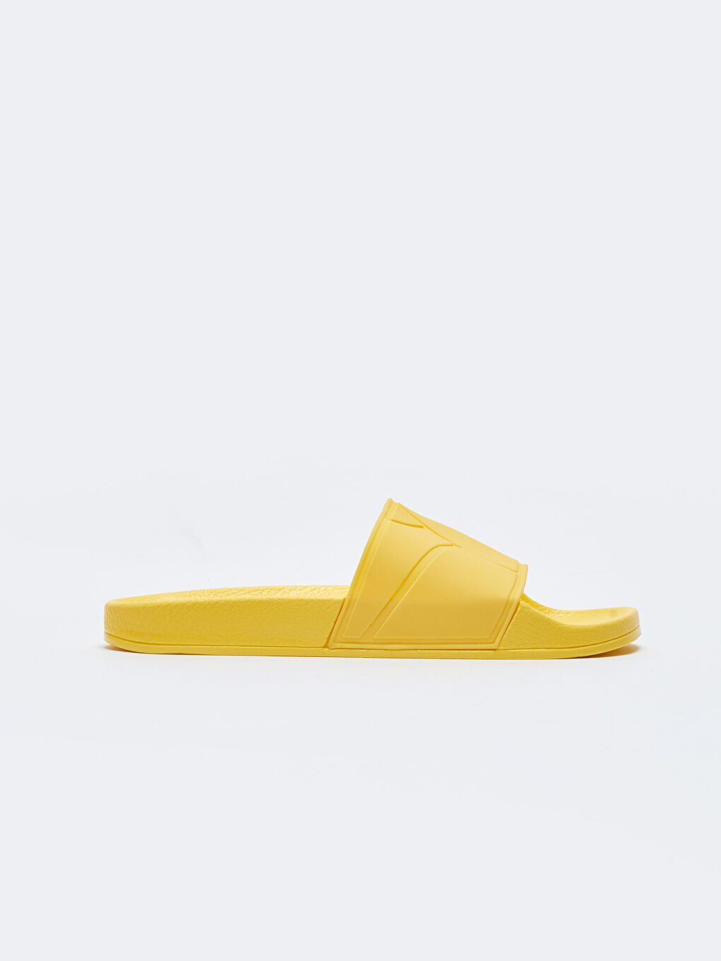 Sarı Tek Bantlı Kadın Terlik-1