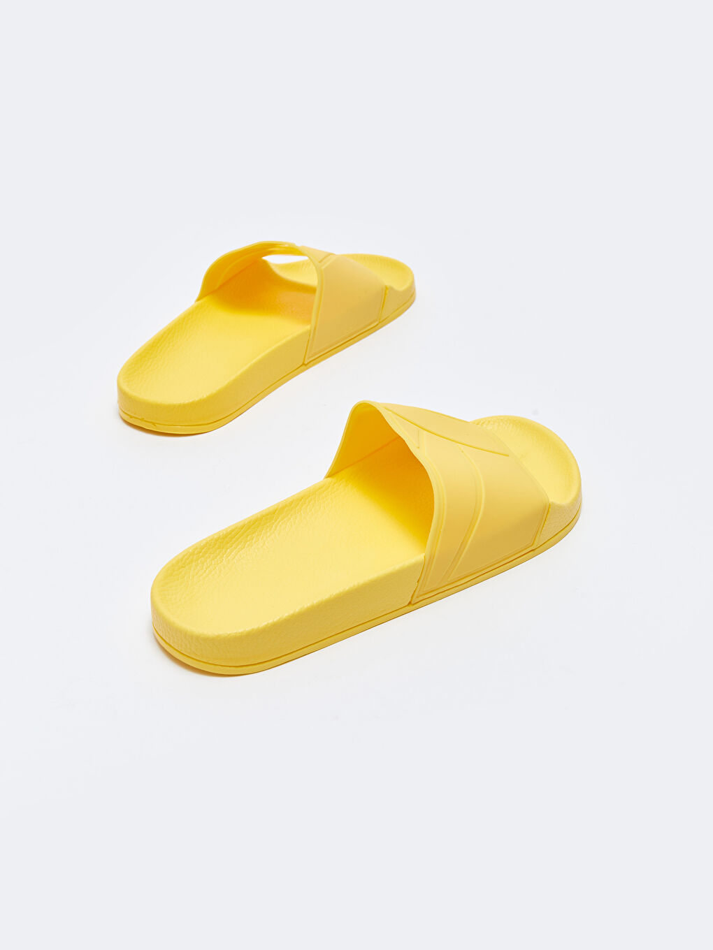 Sarı Tek Bantlı Kadın Terlik-4