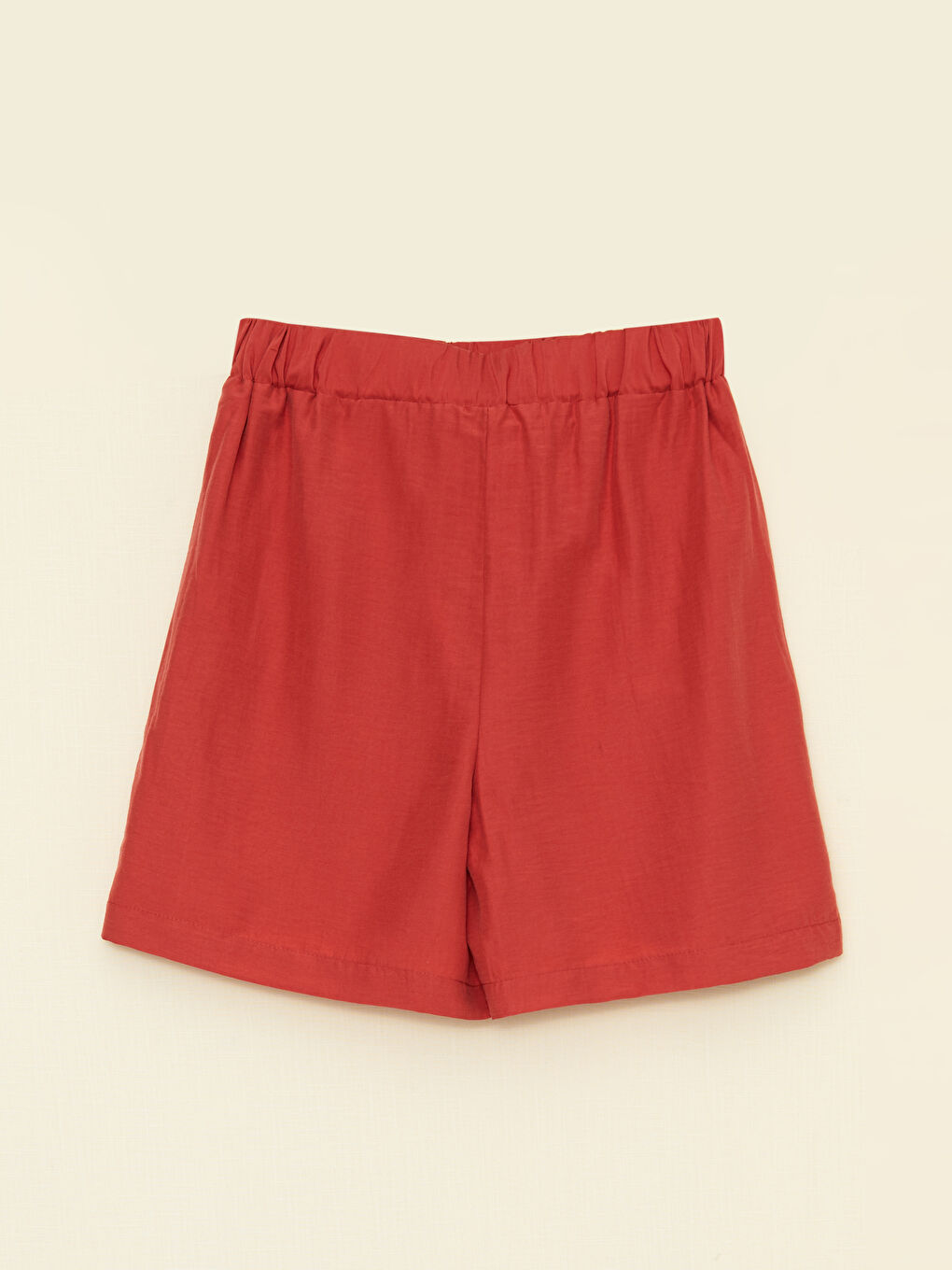 Шорты для женщин больших размеров с эластичным поясом, удобной посадкой и однотонным дизайном-6