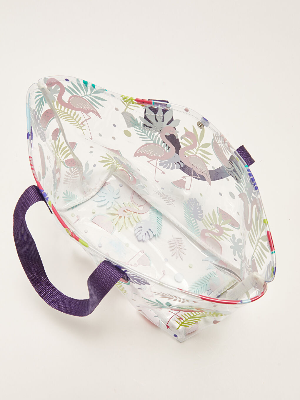 Beyaz Baskılı Kız Çocuk Kol Çantası-3