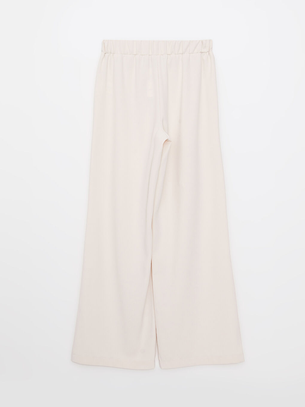 LCW Modest Elasticated Waist Plain Crepe Women's Trousers -S2L654Z8-SCC