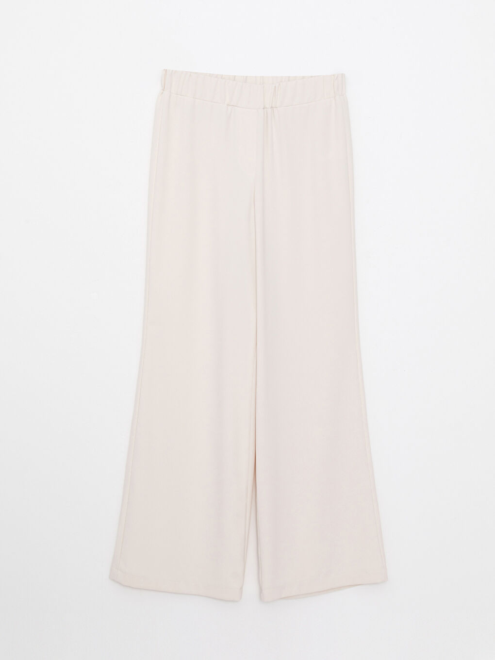 LCW Modest Elasticated Waist Plain Crepe Women's Trousers -S2L654Z8-SCC