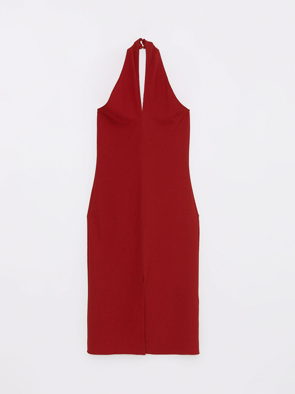 LCW Vision Women's Halter Neck Regular Sleeveless Dress -S2L687Z8-RYL