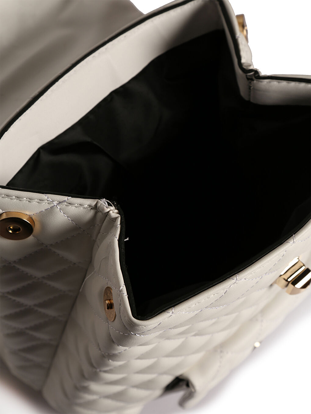 Beyaz Desenli Kadın Sırt Çantası-3