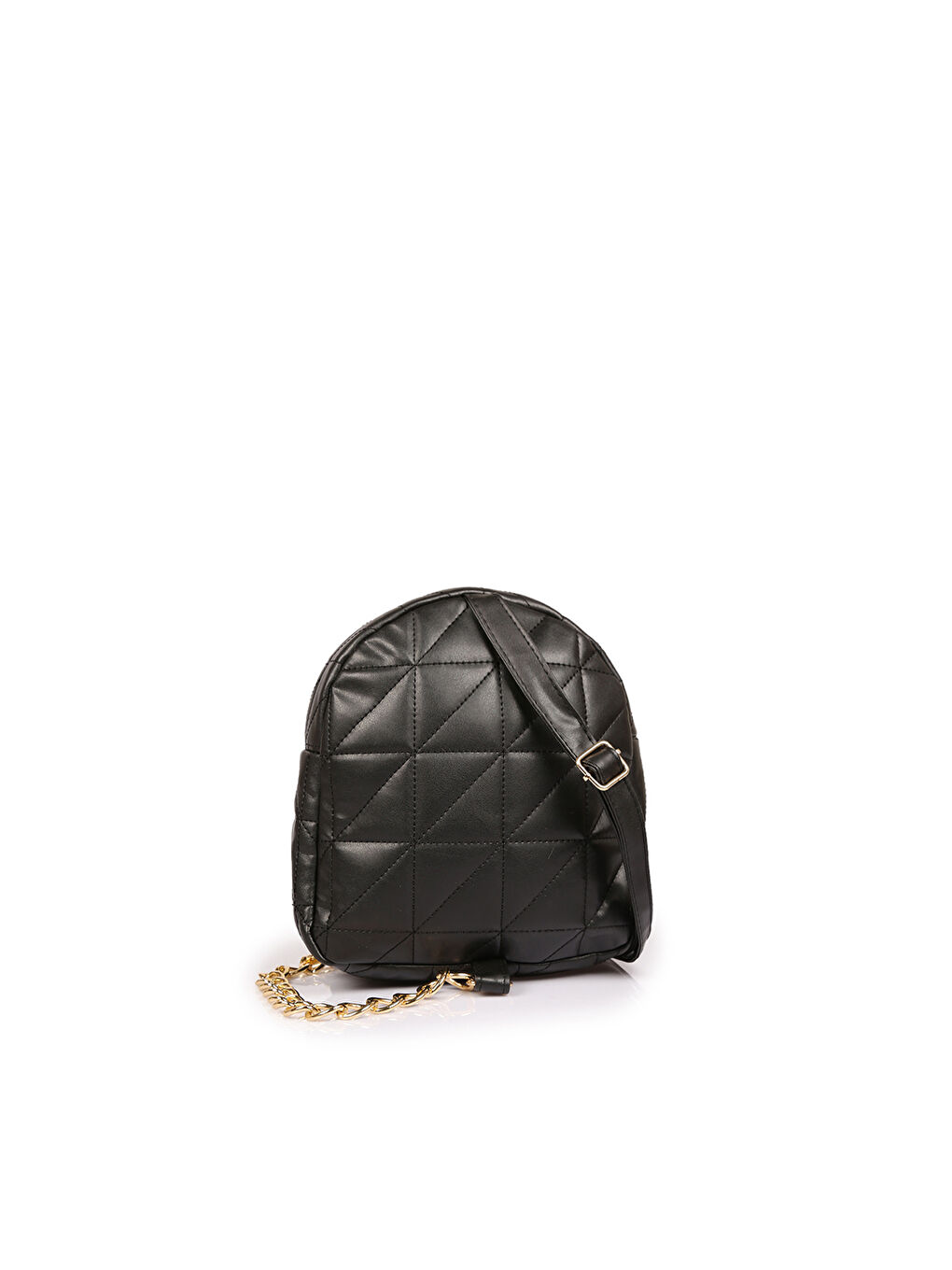 Siyah Desenli Tek Kol Askılı Kadın Omuz Çantası-1