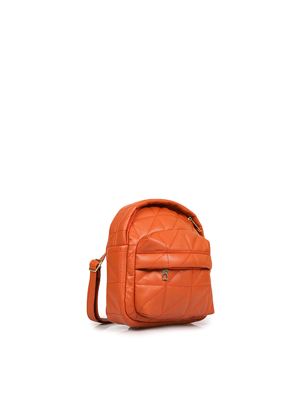 Turuncu Desenli Tek Kol Askılı Kadın Omuz Çantası