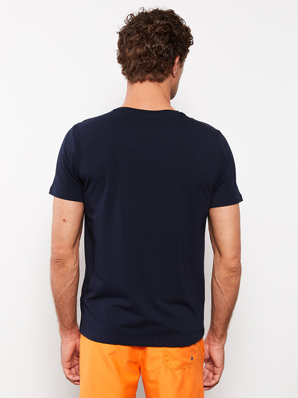 SOUTHBLUE Rundhalsausschnitt Kurzarm Bedrucktes T-Shirt aus gekämmter Baumwolle für Herren -S2L811Z8-S9P