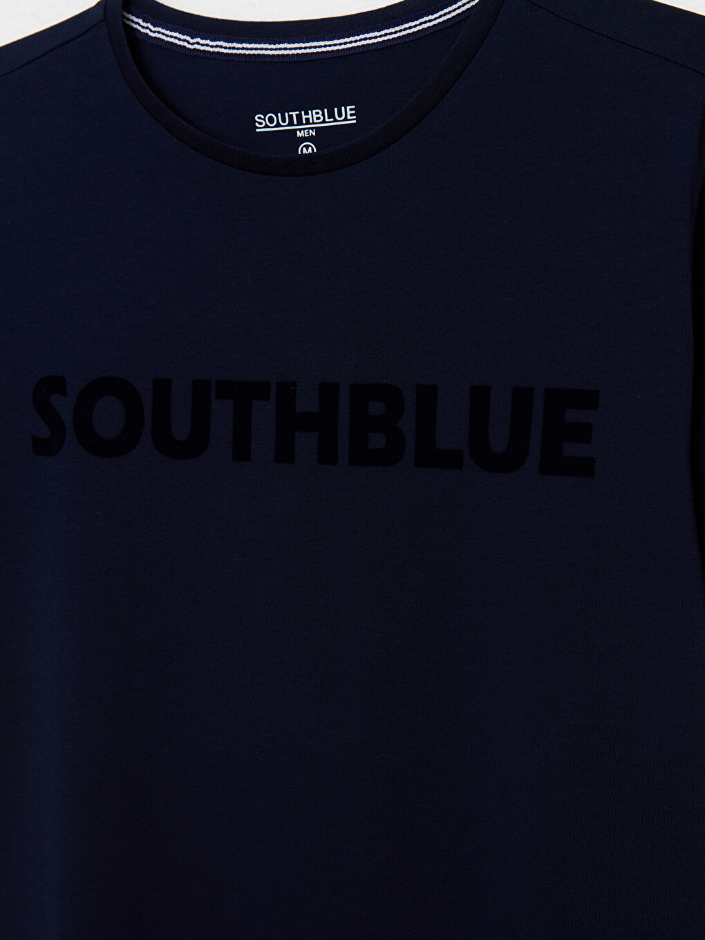 SOUTHBLUE Rundhalsausschnitt Kurzarm Bedrucktes T-Shirt aus gekämmter Baumwolle für Herren -S2L811Z8-S9P