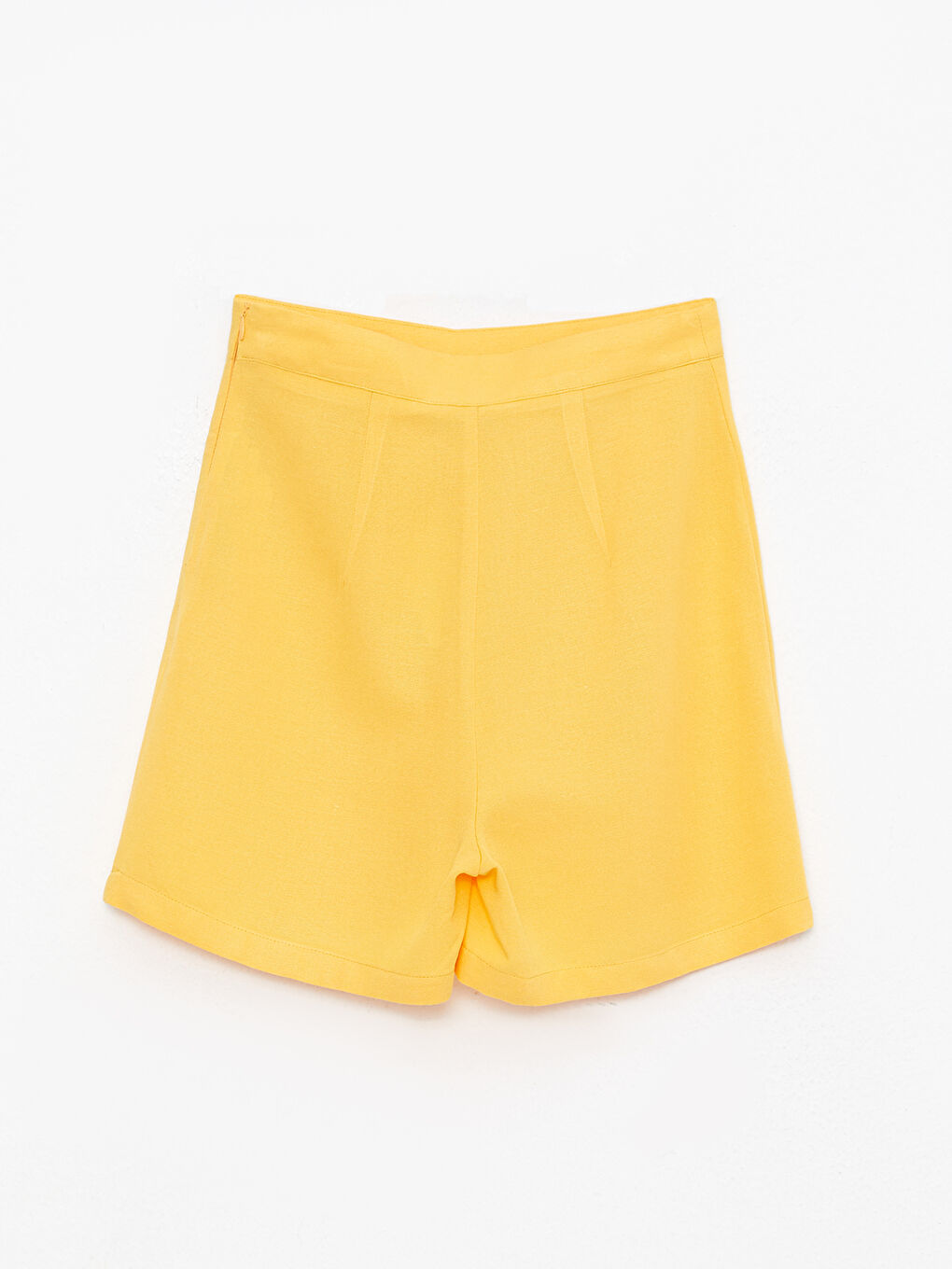 Turuncu Kadın Düz Şort Etek-6