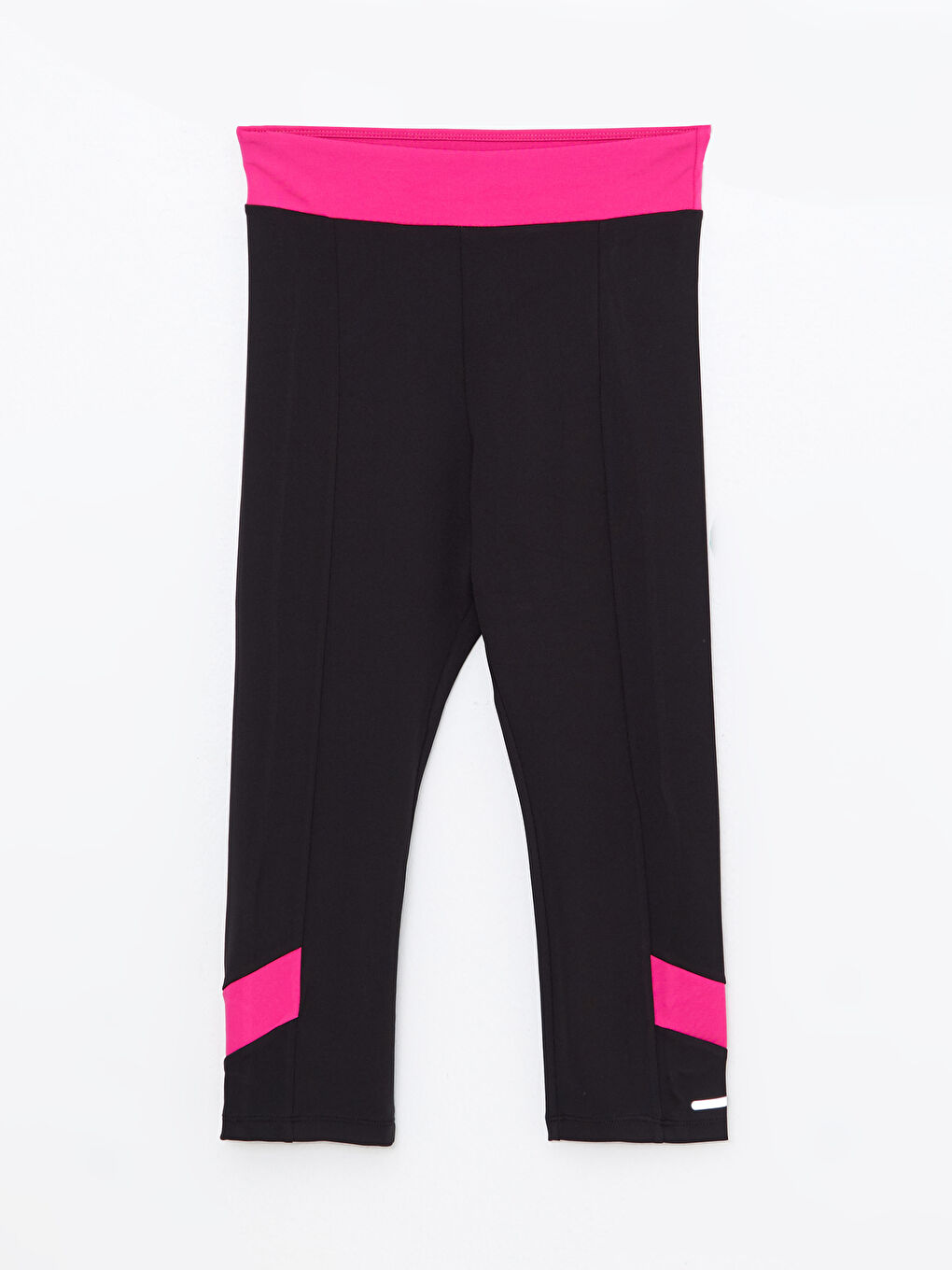 Siyah Reflektör Baskılı Kadın Tayt-5