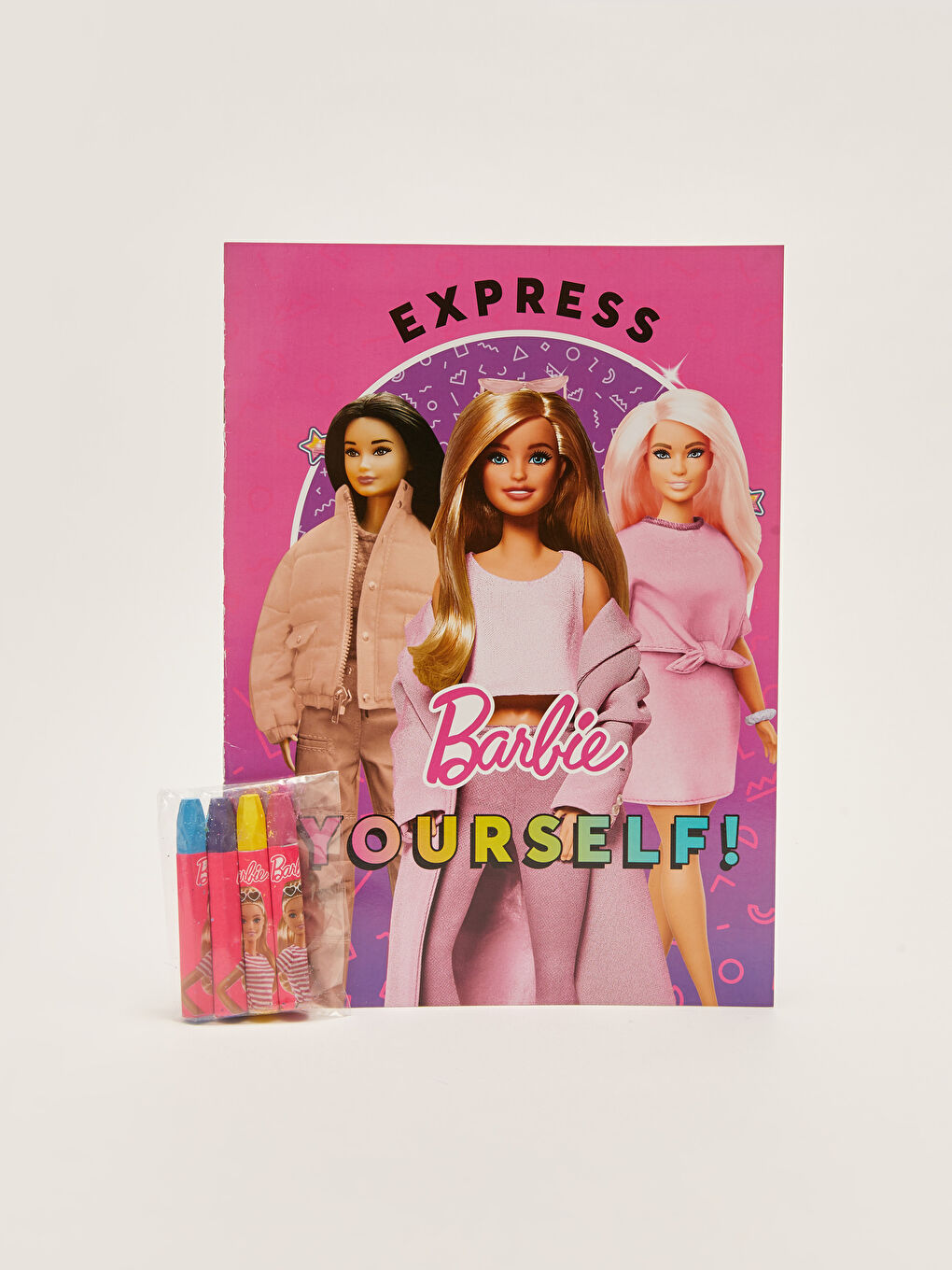 Barbie Boyama Kitabı 4 Pastel Boyalı-1