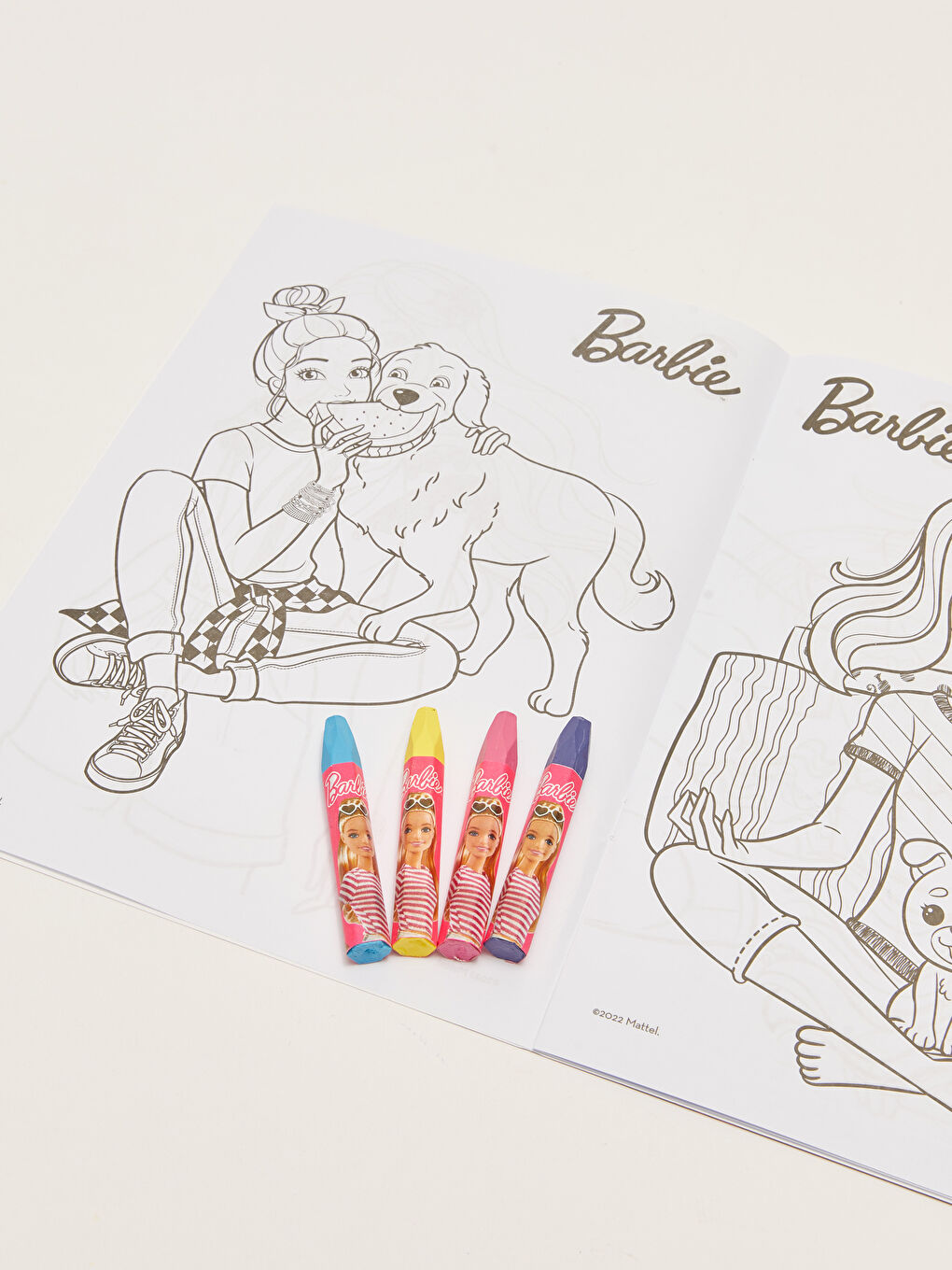 Barbie Boyama Kitabı 4 Pastel Boyalı-4
