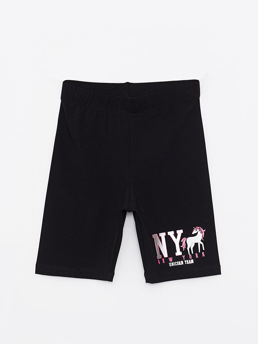 تي شيرت رياضي وبنطلون ضيق بناتي بياقة دائرية-4