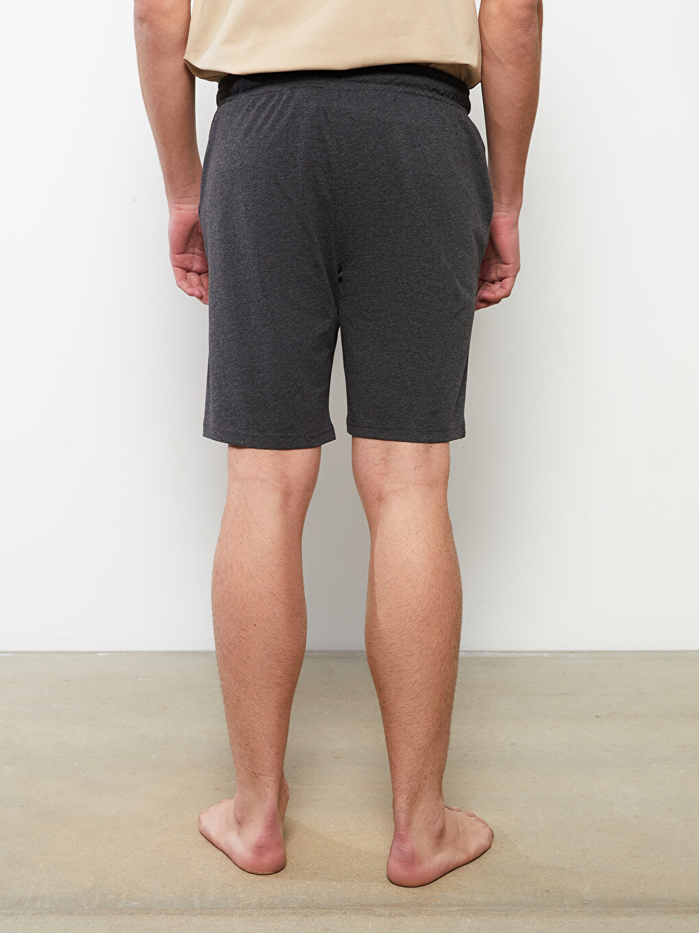 Slim Fit Erkek Pijama Alt Şort-3