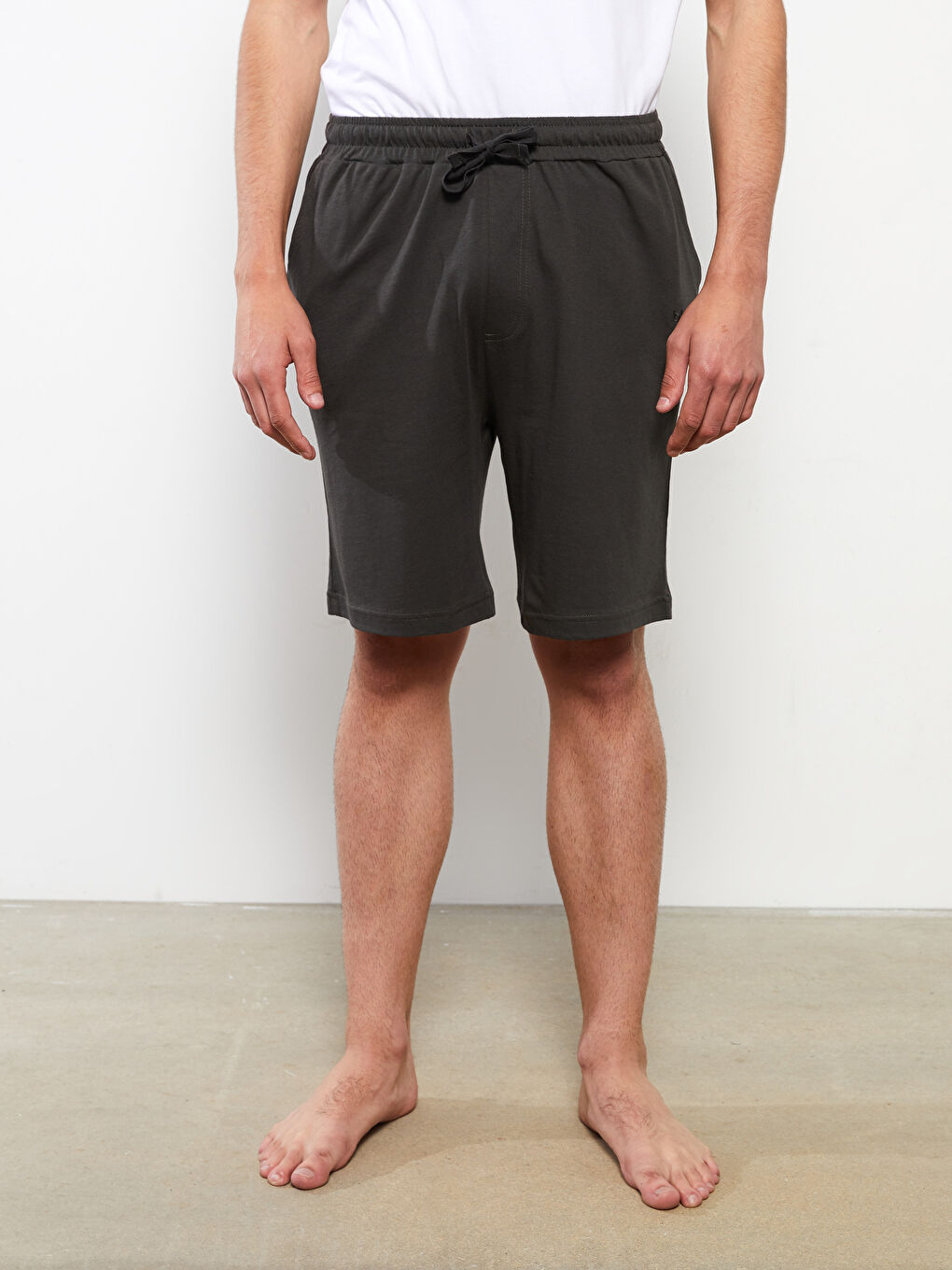 Шорты мужские пижамные зауженные-2