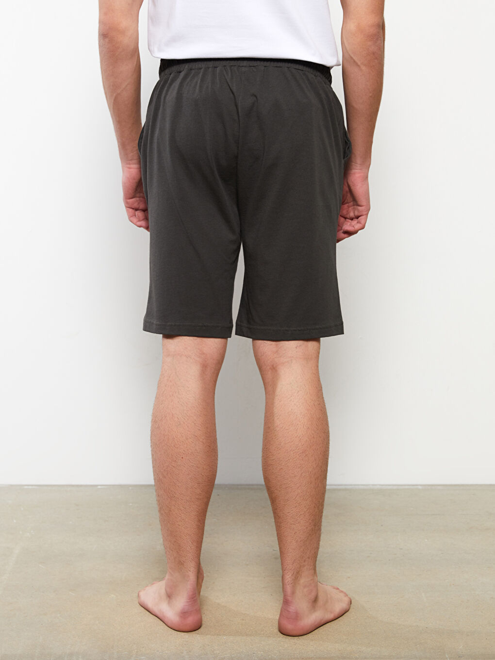 Шорты мужские пижамные зауженные-3