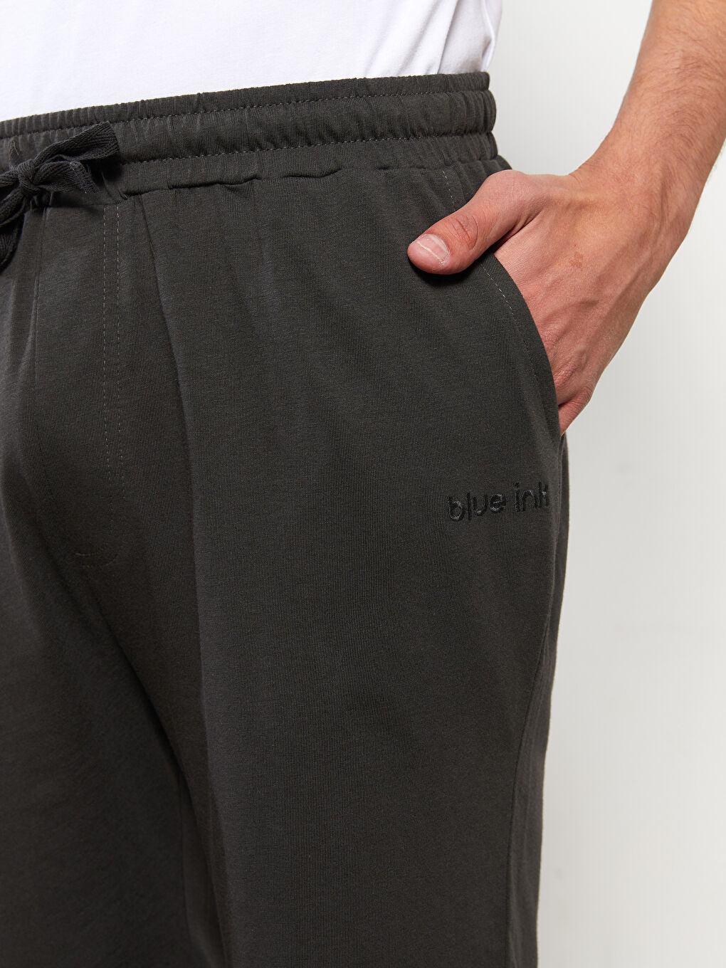 Шорты мужские пижамные зауженные-4