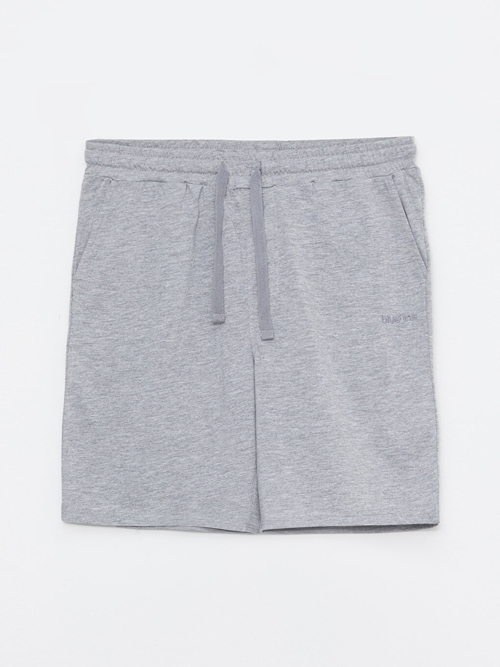 Gri Slim Fit Erkek Pijama Alt Şort-5