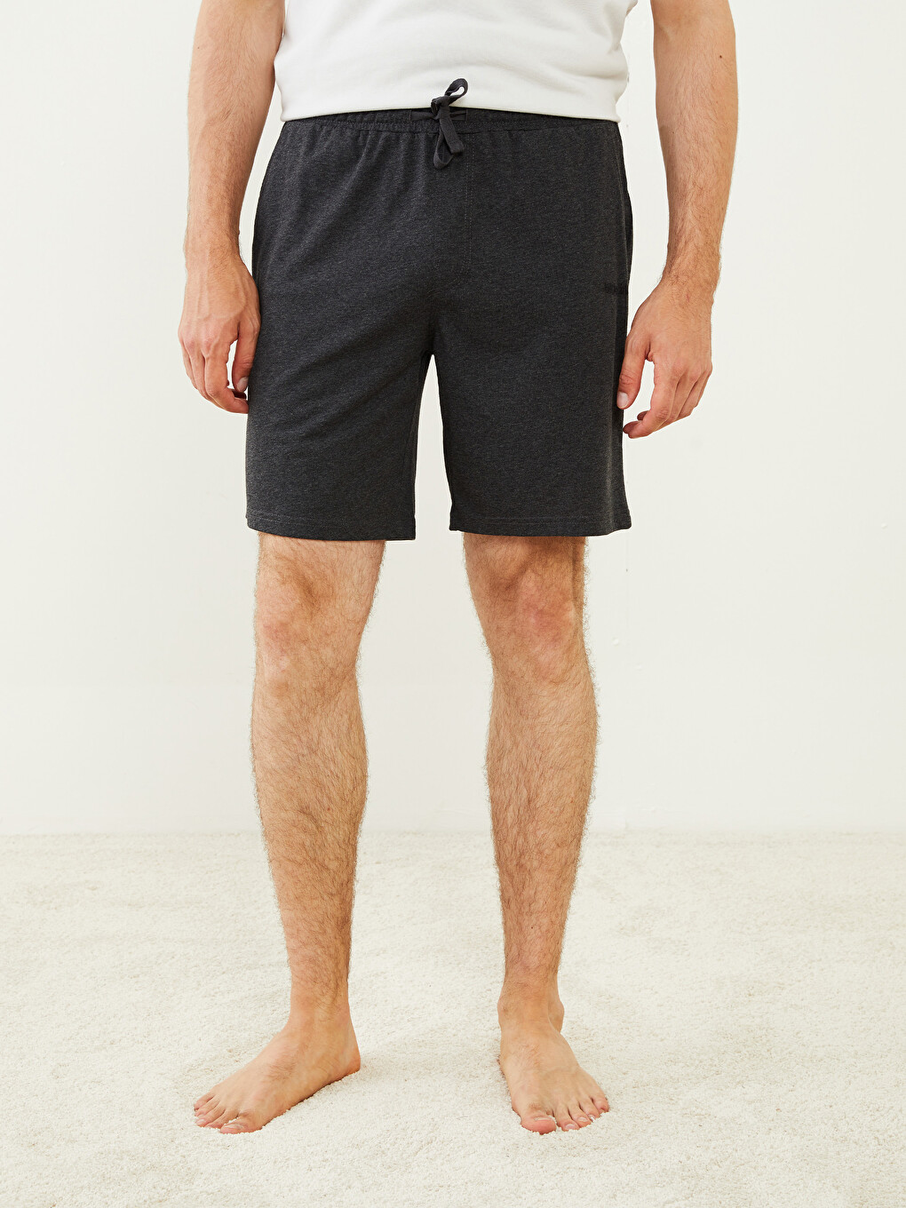 Slim Fit Men's Pyjama Bottoms Shorts-3