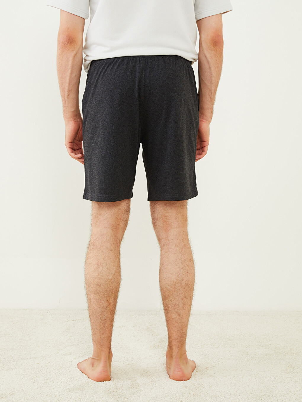 Slim Fit Men's Pyjama Bottoms Shorts-4