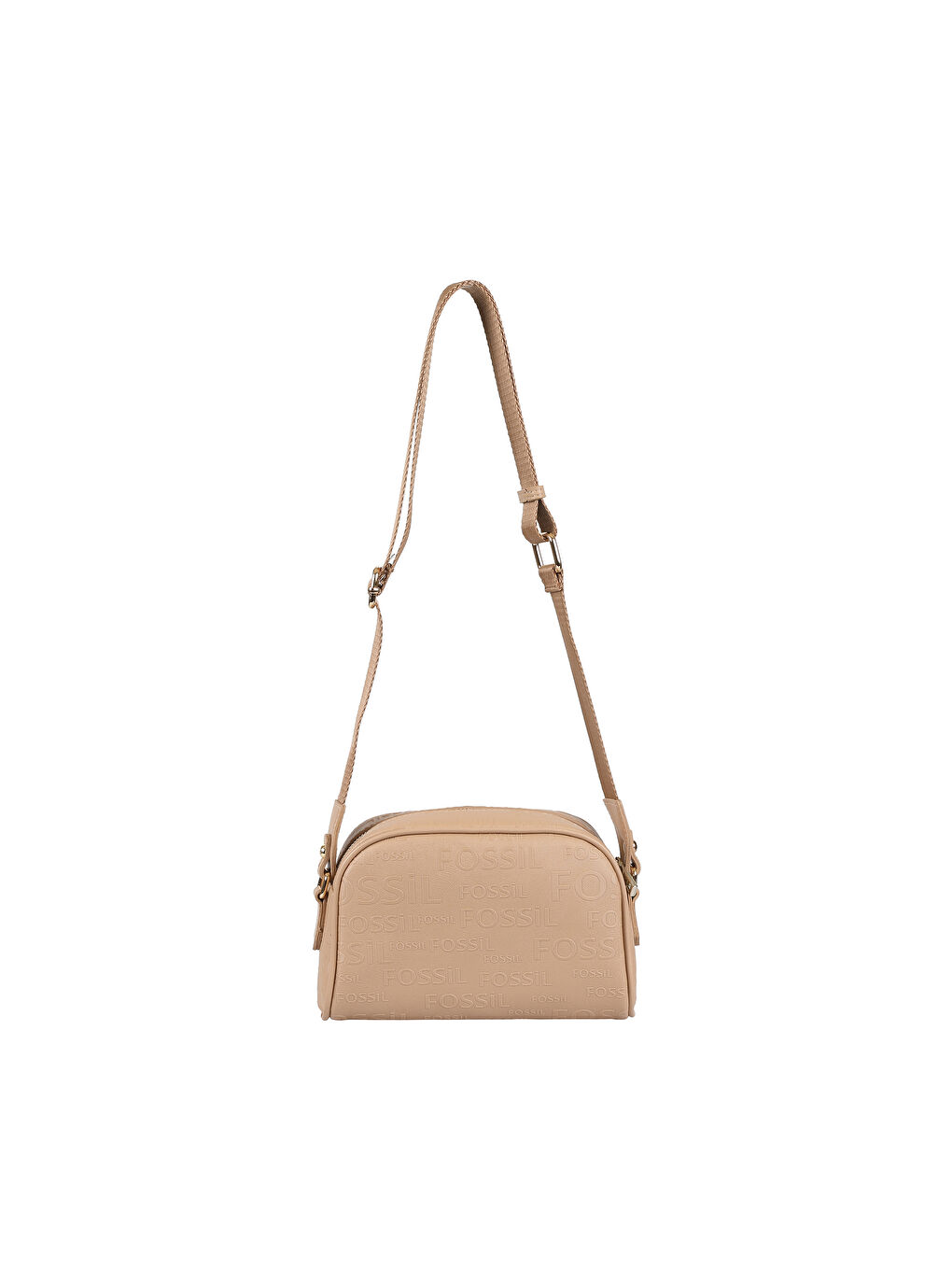 Kahverengi Fossil Desenli Kadın Çapraz Çanta-2