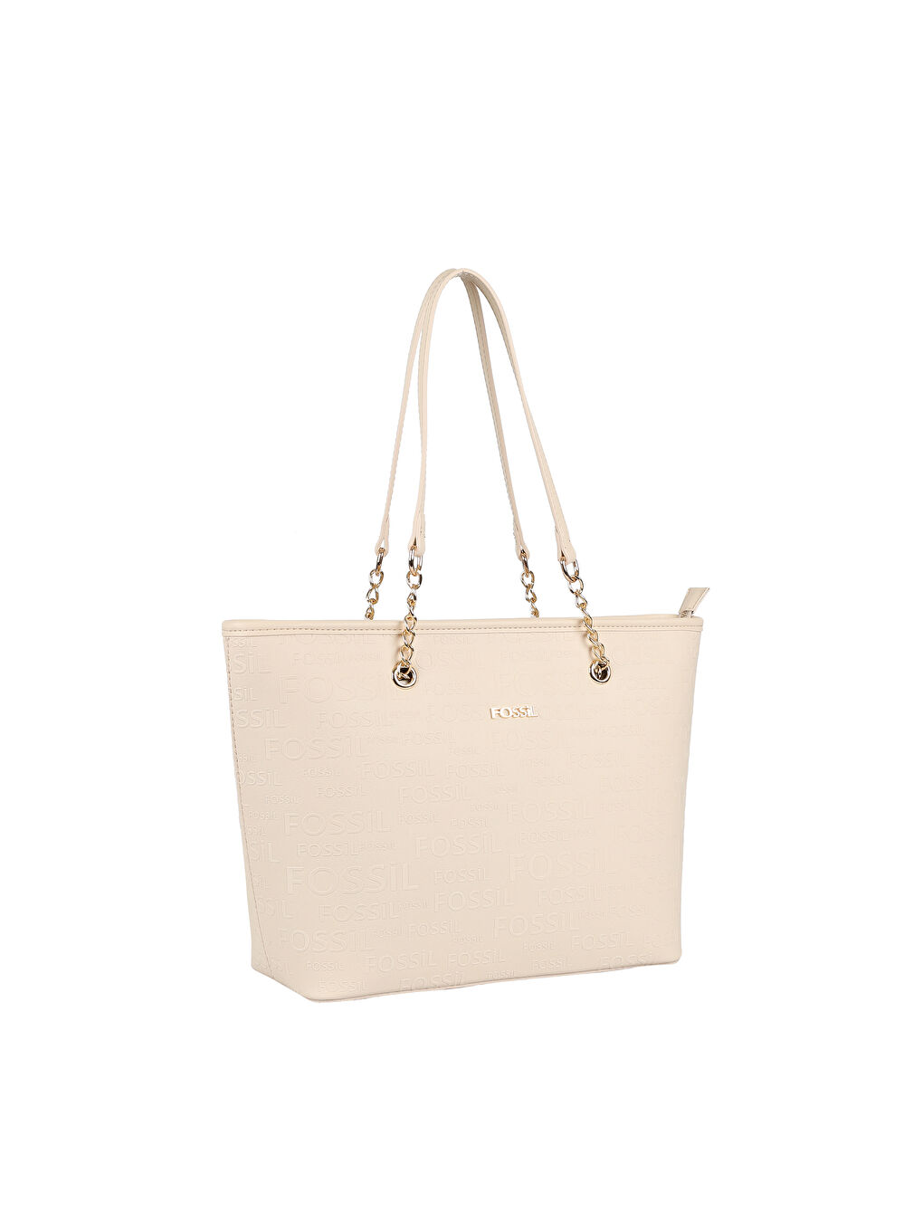 Bej Baskılı Kadın Tote Çanta-1