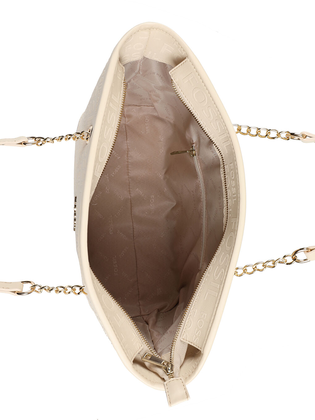 Bej Baskılı Kadın Tote Çanta-3