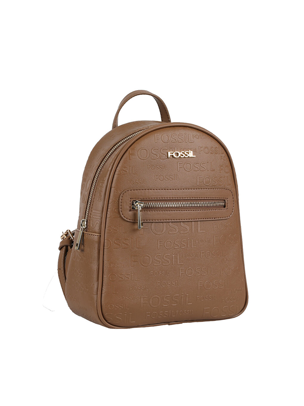 Bej Fossil Desenli Kadın Sırt Çantası-1
