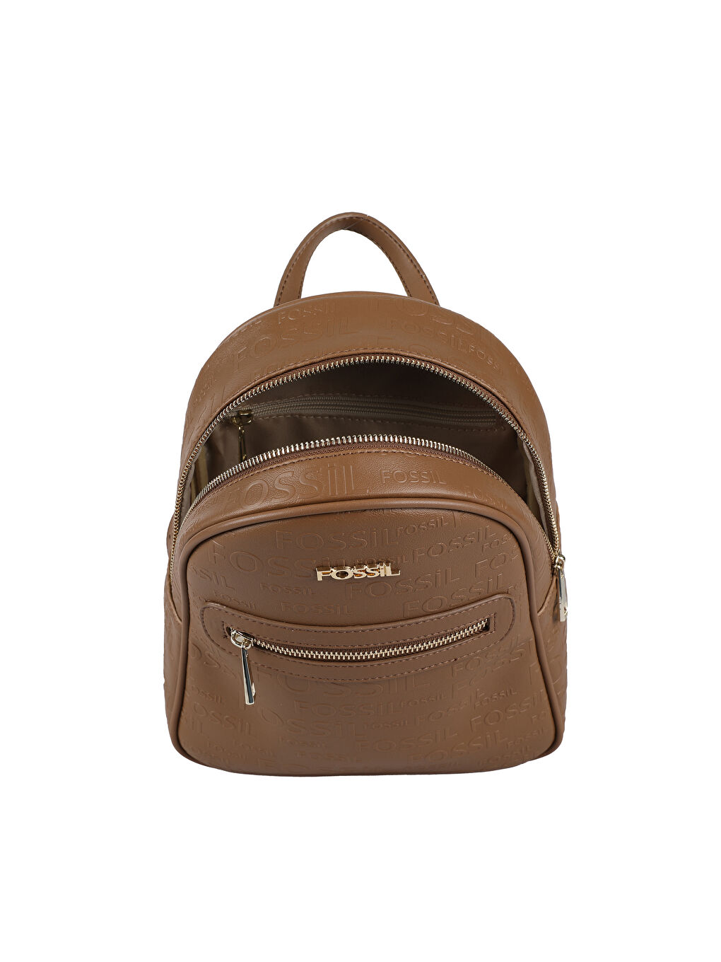 Bej Fossil Desenli Kadın Sırt Çantası-3