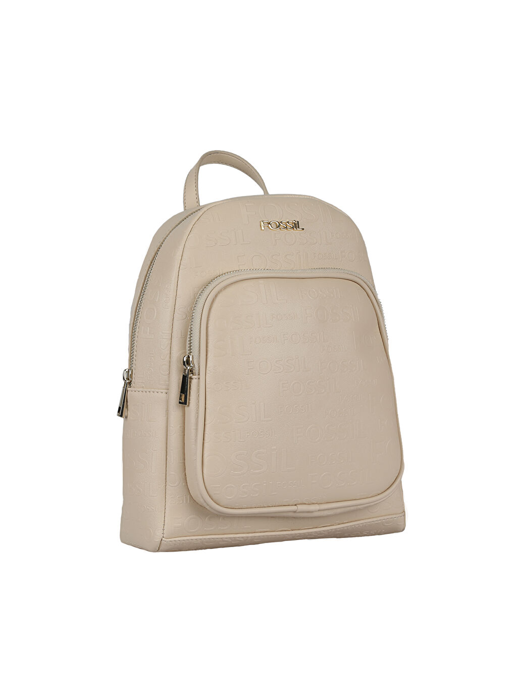 Bej Fossil Desenli Kadın Sırt Çantası-1