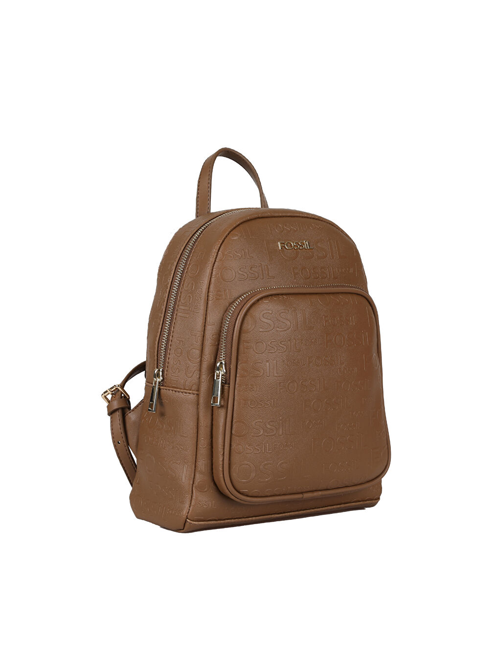 Bej Fossil Desenli Kadın Sırt Çantası-1