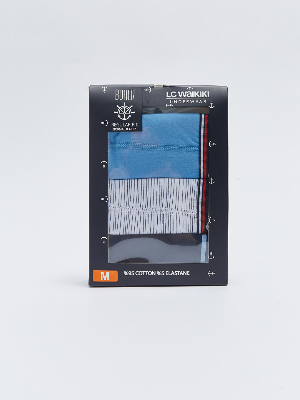 Beyaz Standart Kalıp Pamuklu Esnek Erkek Boxer 3'lü