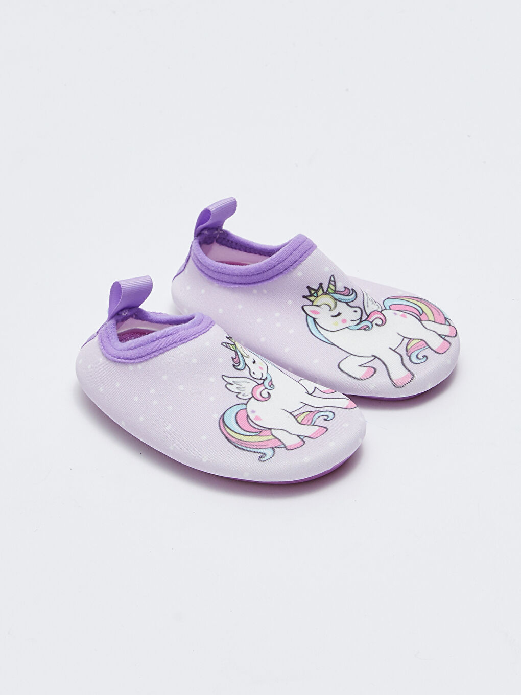 Printed Baby Girls' Aqua Shoes