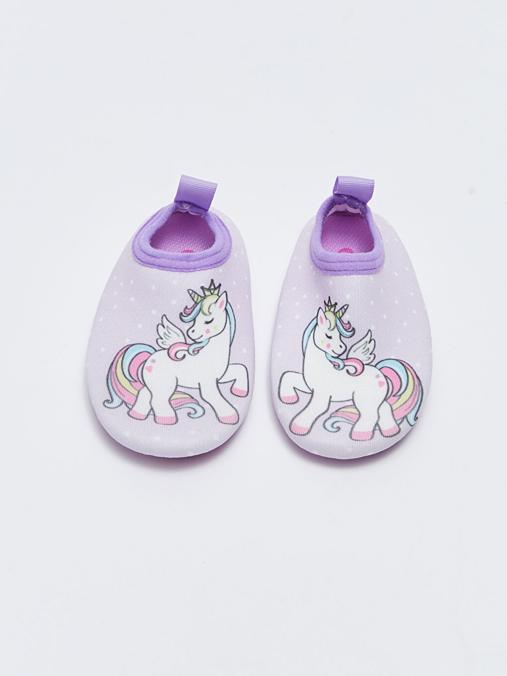 Printed Baby Girls' Aqua Shoes-2