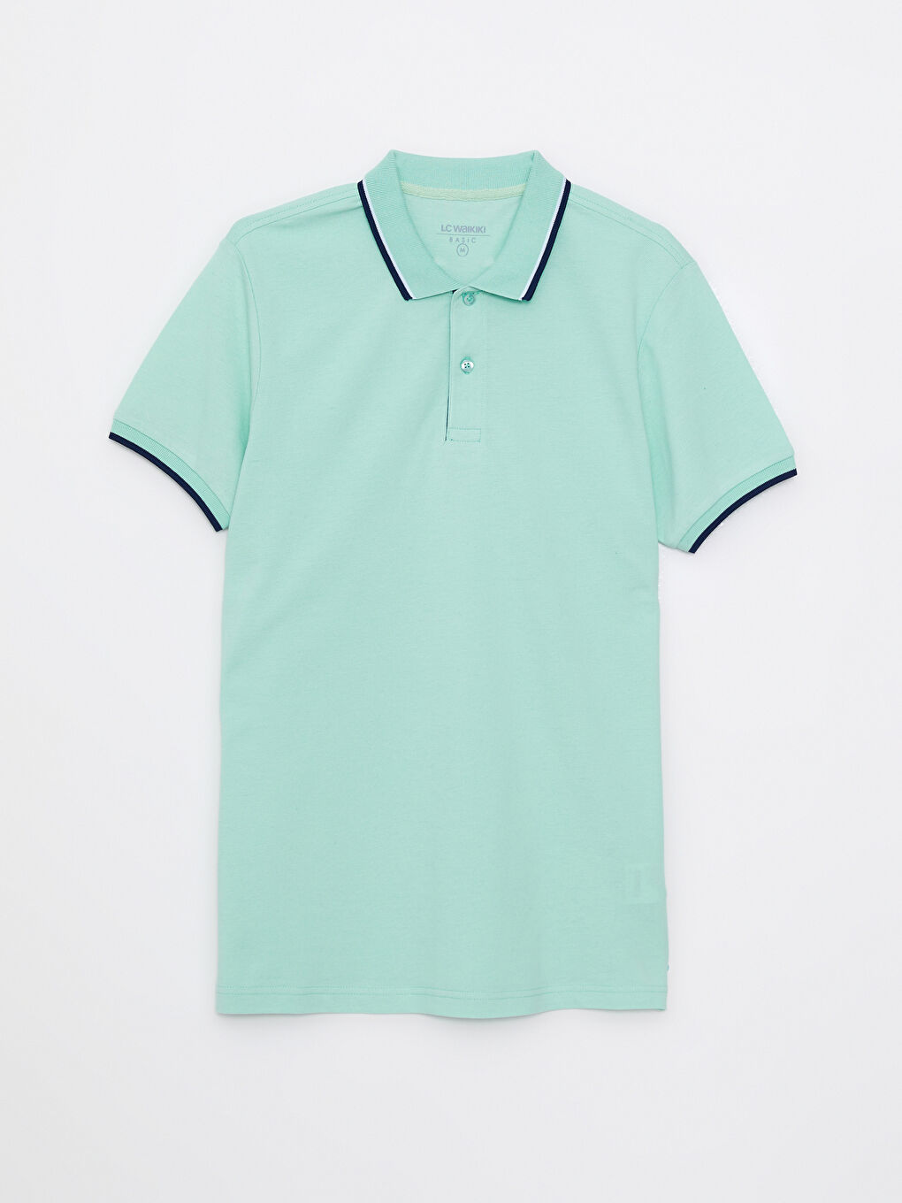 Polo Neck Short Sleeve Pique Men's T-Shirt-5