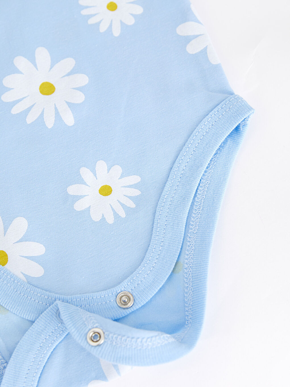 طقم قطعتين بنطال وجسم بسناب للبنات الرضع مطبوع بأكمام قصيرة ورقبة دائرية-4