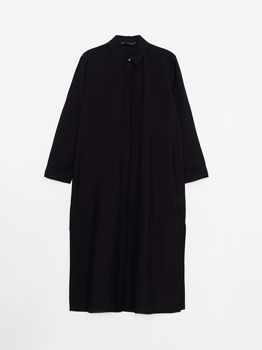 Karışık Düz Uzun Kollu Kadın Gömlek Tunik-5