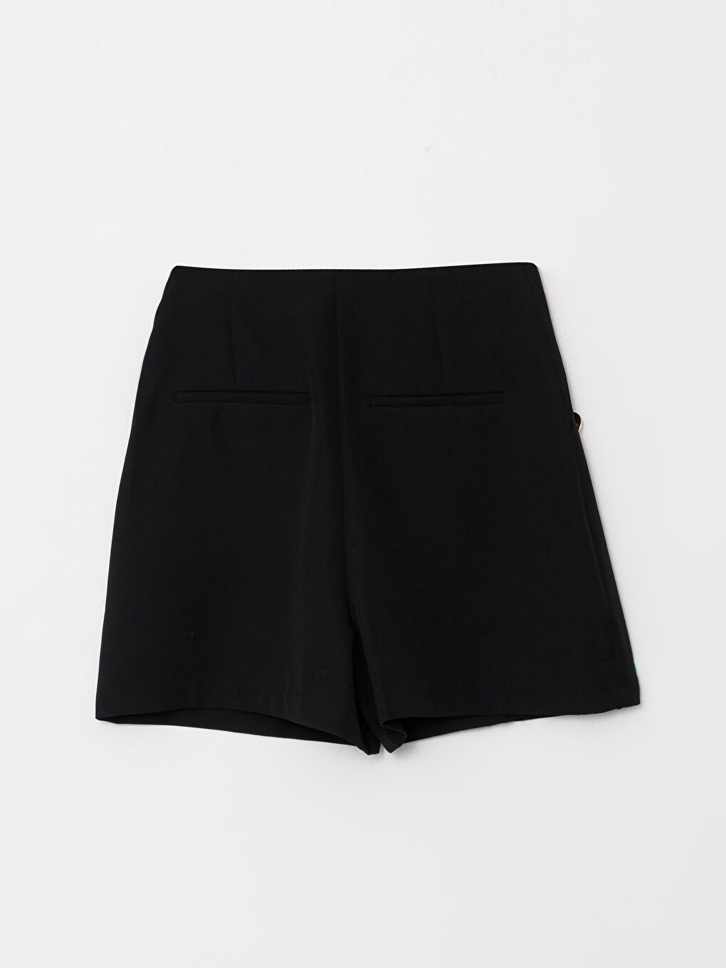 Women High Waist Standard Fit Straight Shorts-7