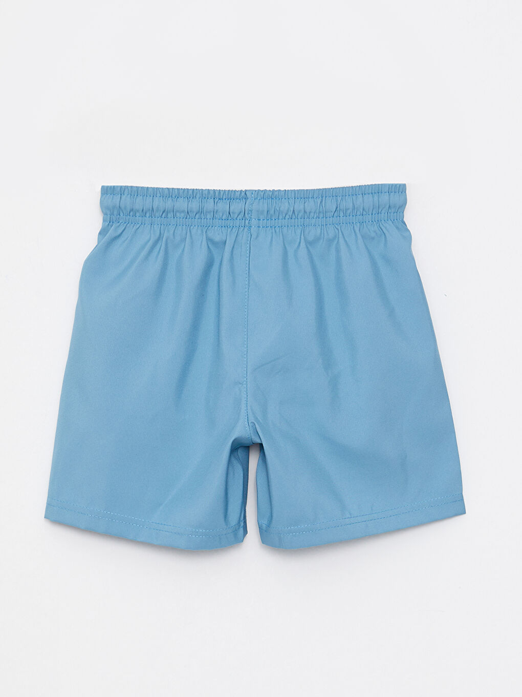 Turkuaz Beli Lastikli Basic Erkek Çocuk Deniz Şortu-1