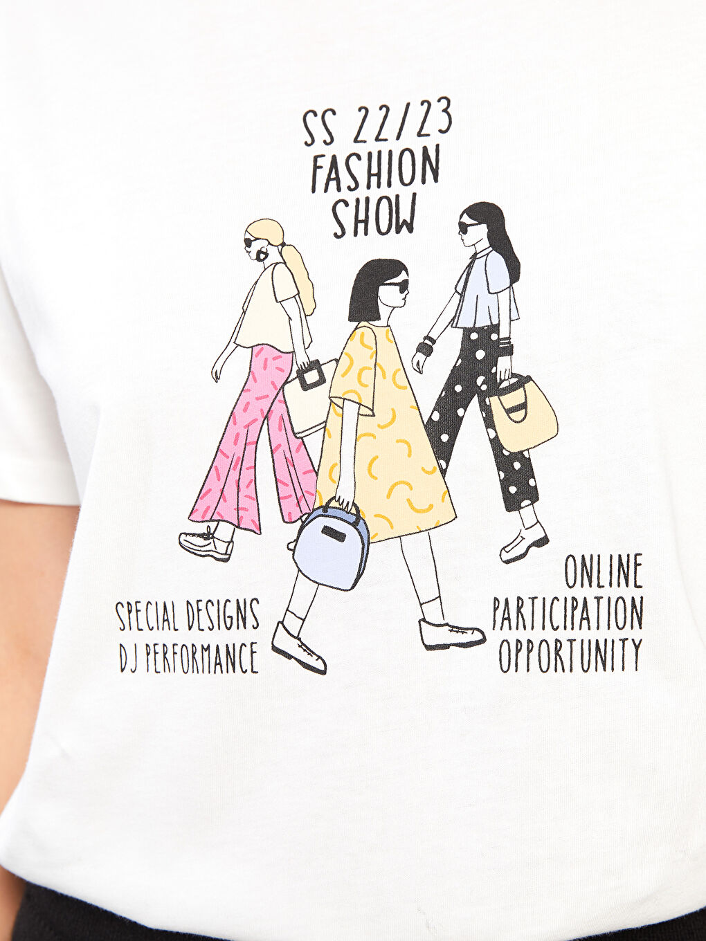 Tunique Pour Femmes En Coton Surdimensionnée Imprimée À Manches Courtes Et Col Rond-3