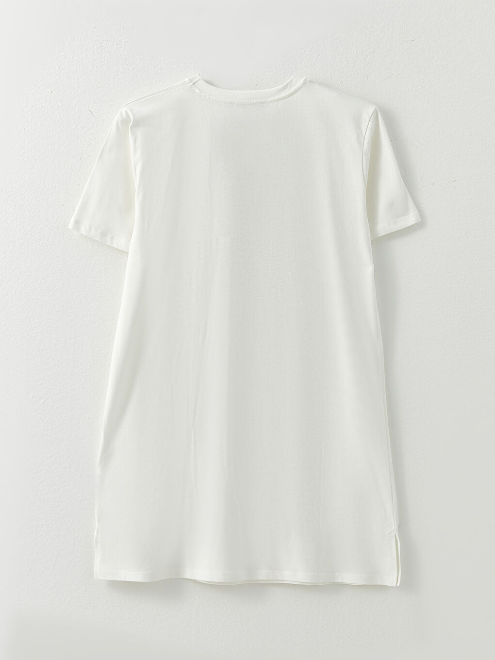 Tunique Pour Femmes En Coton Surdimensionnée Imprimée À Manches Courtes Et Col Rond-5